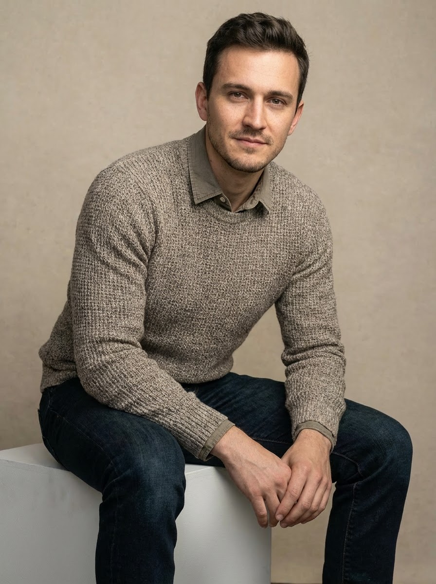 Zdjęcie na Tindera - sesja studyjna